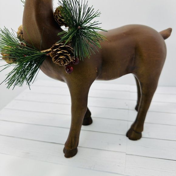 Large Resin Votive Candle Reindeer - Picture 14 of 16
